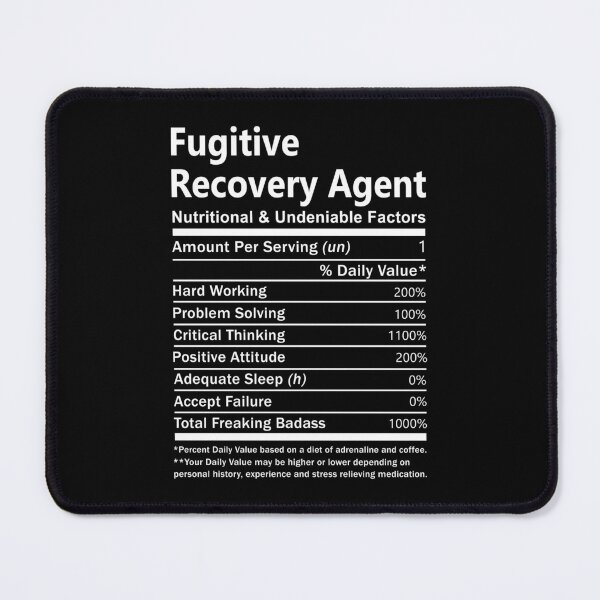 Item preview, Fugitive Recovery Agent T Shirt - Nutritional and Undeniable Factors Gift Item Tee designed and sold by oslandefren.
