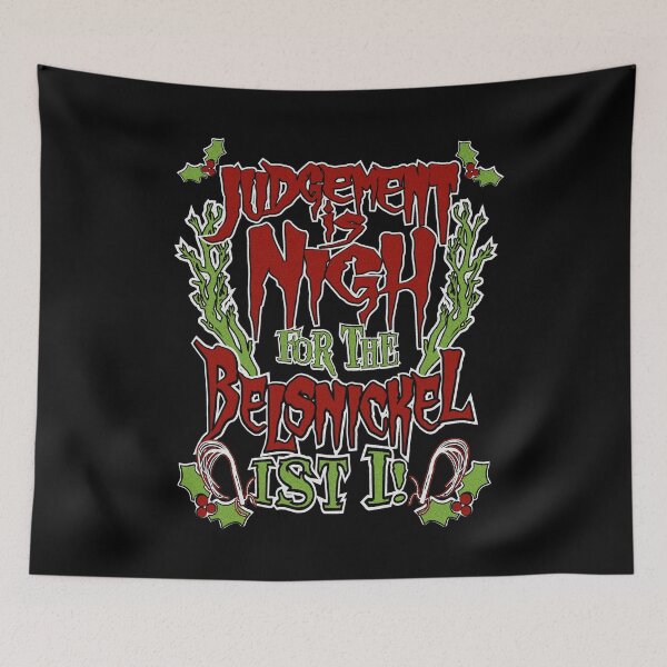 Item preview, Belsnickel Judgement is Nigh Funny Christmas Gothic Horror  designed and sold by GRAPHICxBOMB.