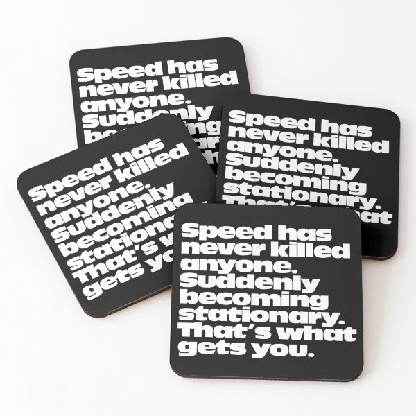Item preview, Speed has never killed anyone - Clarkson Quote designed and sold by Harley-Jay.