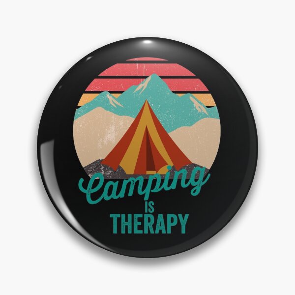 Item preview, Camping is therapy-summer.  designed and sold by DesignedBySnip.