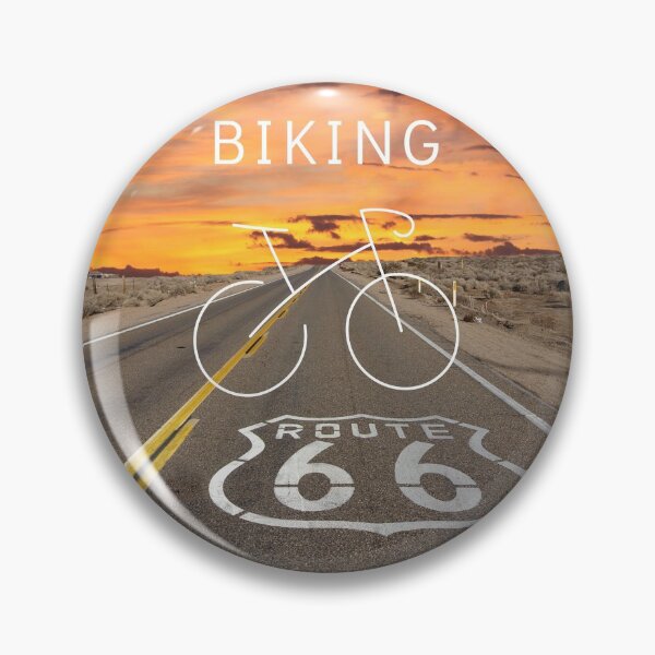 Item preview, Get Your Kicks Biking on Route 66 designed and sold by M-Infinite.
