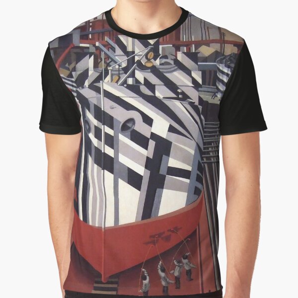 Item preview, Dazzle-ships in Drydock at Liverpool-Edward Wadsworth designed and sold by superbarts.