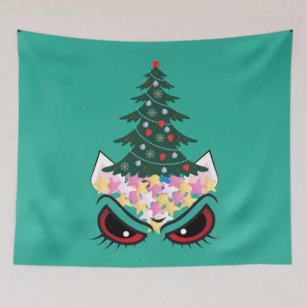 Item preview, Christmas evil unicorn art design designed and sold by Tshepomuza.