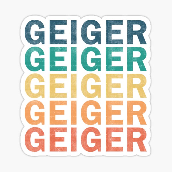 Artikel-Vorschau von Geiger Name T Shirt - Geiger Vintage Retro Geiger Name Geschenkartikel Tee, designt und verkauft von mackpatsy.