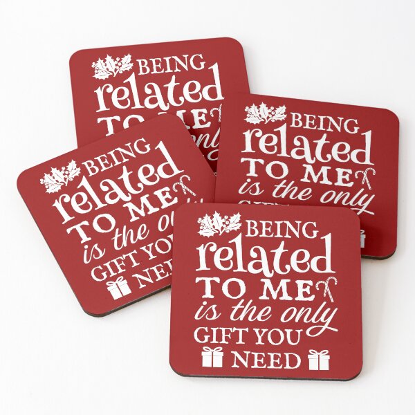 Item preview, Fun Being Related To Me Is The Only Gift You Need Xmas Family Joke Slogan designed and sold by TrulyEpoque.