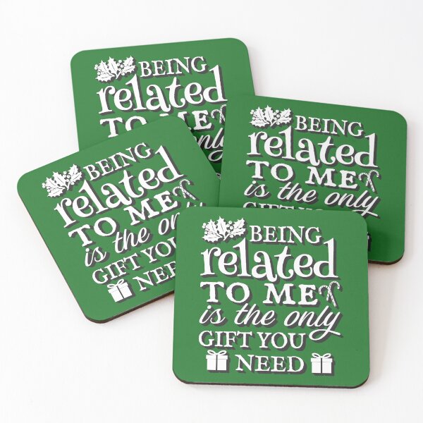 Item preview, Sarcastic Being Related To Me Is The Only Gift You Need Xmas Family Joke Slogan designed and sold by TrulyEpoque.