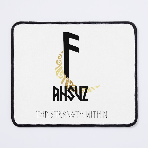 Item preview, Elder Futhark "ANSUZ" rune with Crescent Moon designed and sold by LilysGoodies.