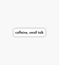 COIN - TALK TOO MUCH LYRIC Sticker