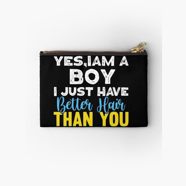 Item preview, Yes I'm A Boy I Just Have Better Hair Than You Funny Kids designed and sold by Eddie SH.