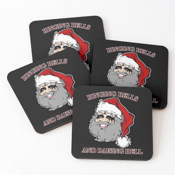 Item preview, Raising Hell Christmas Santa Claus Funny designed and sold by FlyingSeas.