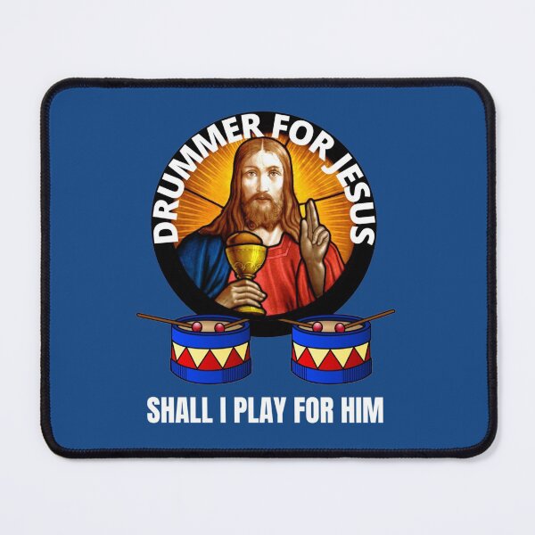 Item preview, Drummer For Jesus Shall I Play For Him Christian designed and sold by Francoharris.