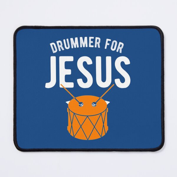 Item preview, Drummer for jesus Tri-blend designed and sold by Francoharris.