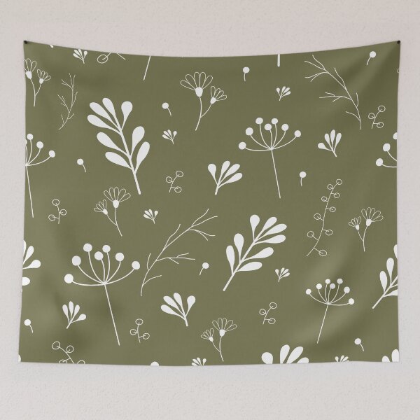 Item preview, Flower and leaves Pattern designed and sold by Bee Tees.
