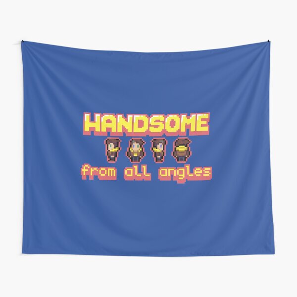 Item preview, Handsome From All Angles | Borderlands fan art designed and sold by warmfuzzylogic.