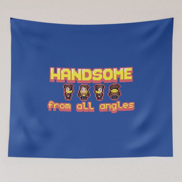 Item preview, Handsome From All Angles | Borderlands fan art designed and sold by warmfuzzylogic.