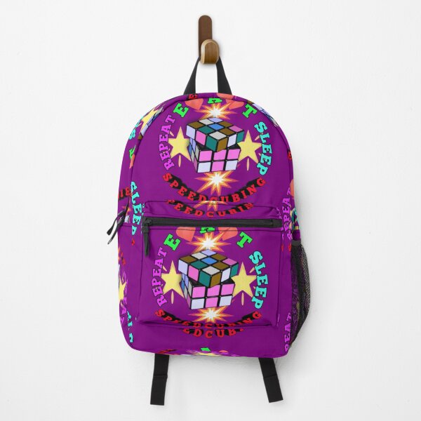 Item preview, Speedcubing Quotes - Eat, Sleep, Speedcubing And Repeat(purple) designed and sold by Delandor.