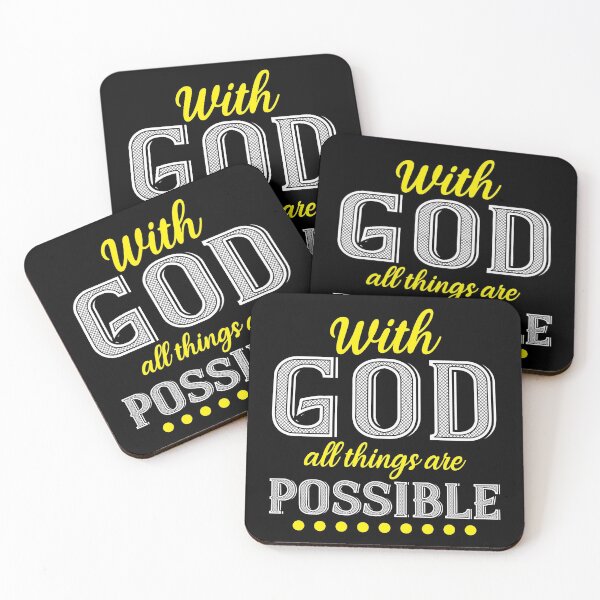 Item preview, With God all things are possible designed and sold by yubamann.