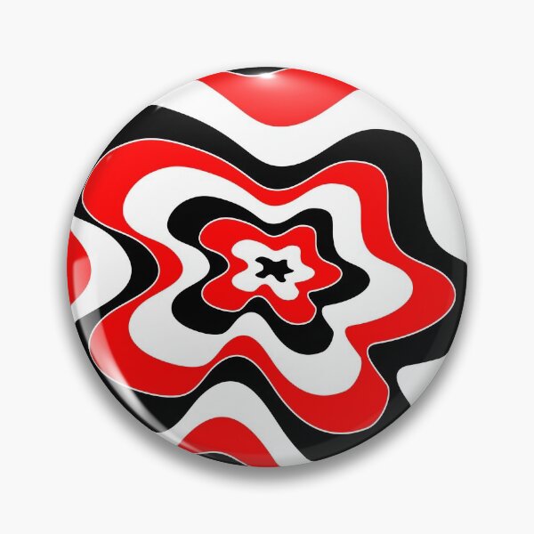 Item preview, Abstract pattern - red and white. designed and sold by K.S ART.