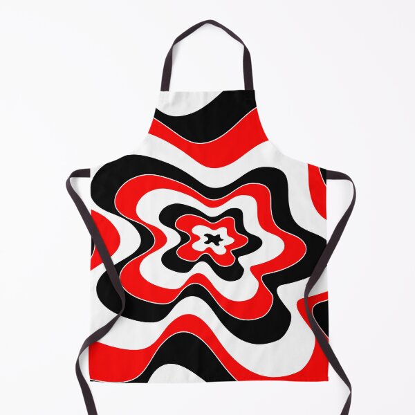 Item preview, Abstract pattern - red and white. designed and sold by K.S ART.