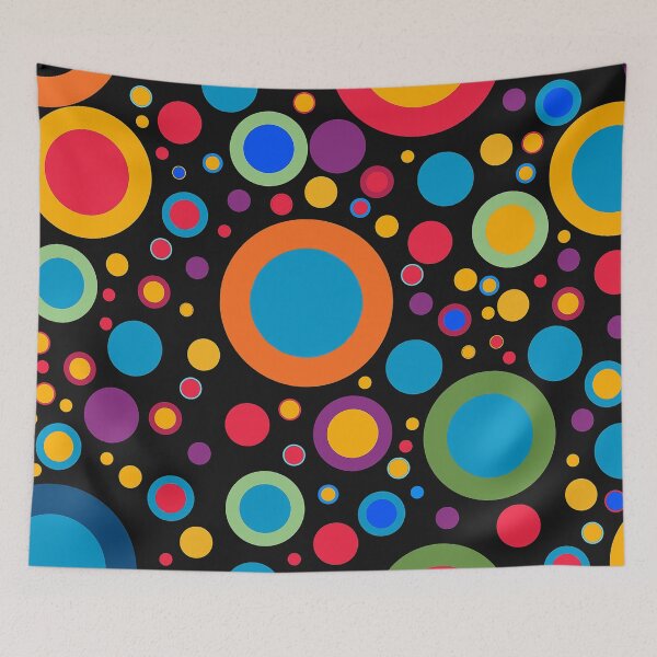 Item preview, Colorful Circle pattern, wallpaper,  designed and sold by Nostrathomas66.