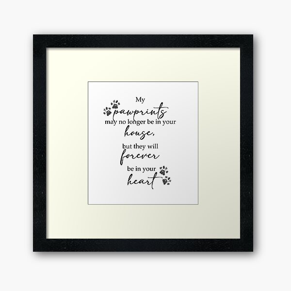 Item preview, Pet Loss Memorial Quote designed and sold by Alice Cassell.