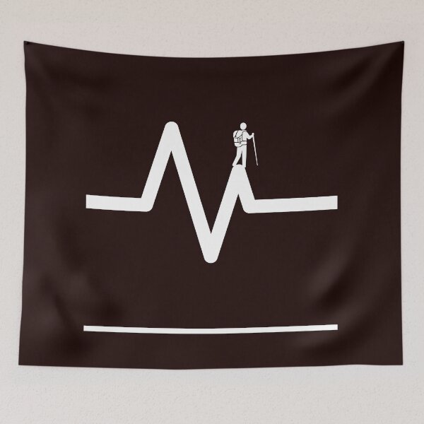 Item preview, Climbing heartbeat design designed and sold by Valicourt.