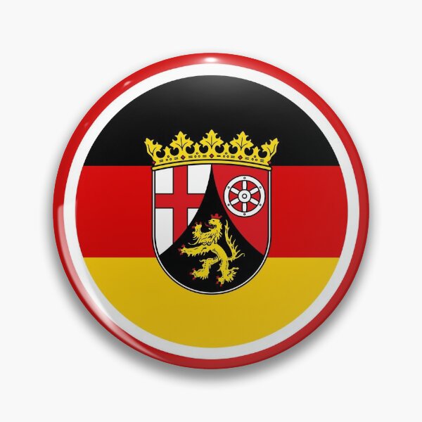 Item preview, RHINELAND-PALATINATE Flag Gifts, Masks, Stickers & Products (GF) designed and sold by mpodger.