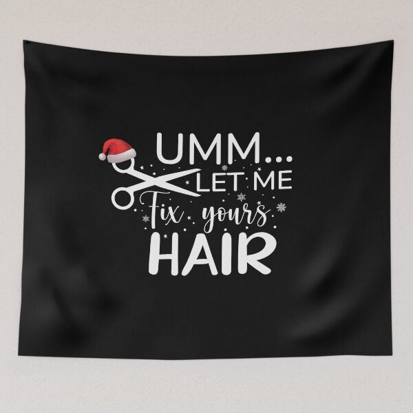Item preview, Let me fix your hair with Santa's Hat Funny Christmas Hairstylist designed and sold by patroart.