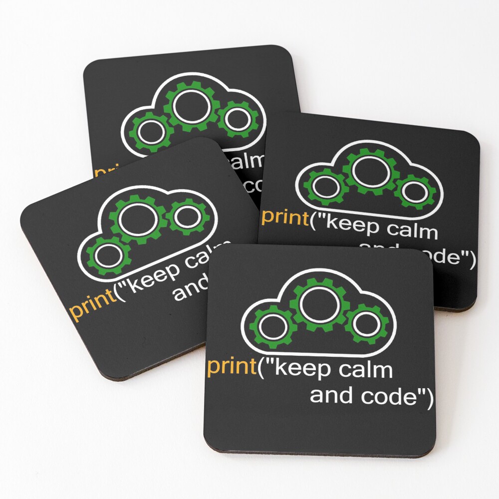 Item preview, Coasters (Set of 4) designed and sold by CoolArtByMboya.