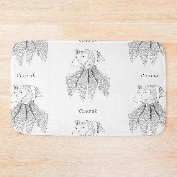 Item preview, accurate cherub cherubim angel ink illustration tetramorph designed and sold by indiVisibl.
