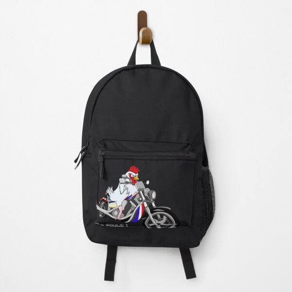 Item preview, Chicken biker illustration France designed and sold by Elobrdn.