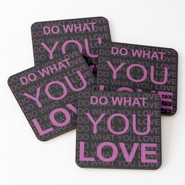 Item preview, Do What You Love in Purple Best on Black designed and sold by NoMatterLab.