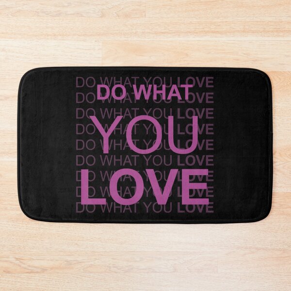 Item preview, Do What You Love in Purple Best on Black designed and sold by NoMatterLab.