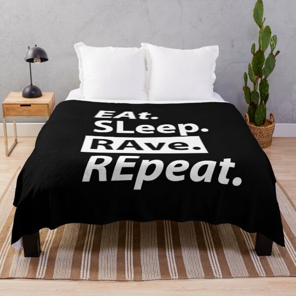 Item preview, Eat Sleep Rave Repeat designed and sold by showoffmarket.