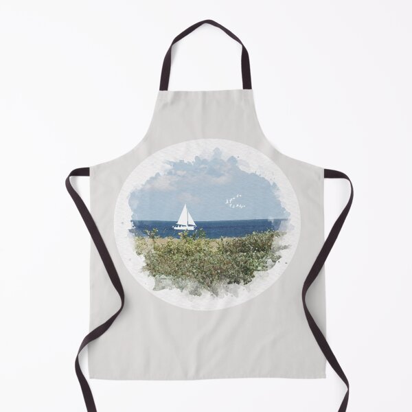 Item preview, Beach view with boat designed and sold by Lorredraw.