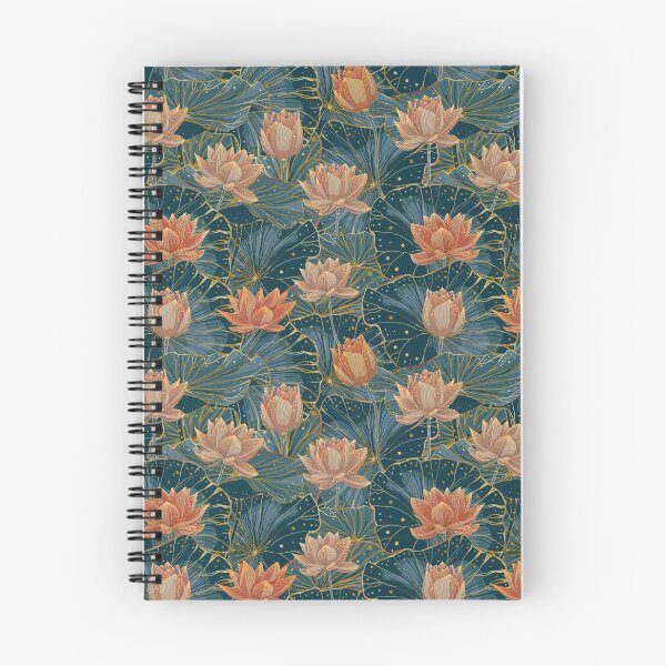 Item preview, Elegant Lotus in Bloom Pattern designed and sold by nouveaudecor.