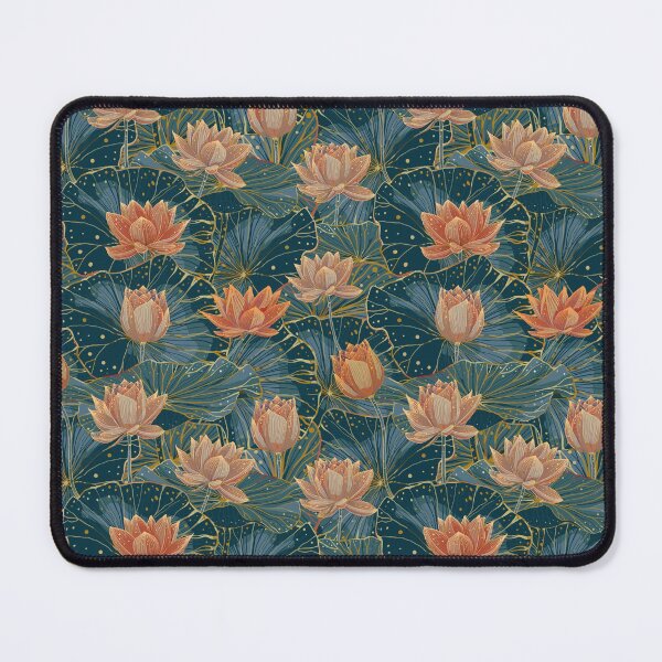 Item preview, Elegant Lotus in Bloom Pattern designed and sold by nouveaudecor.