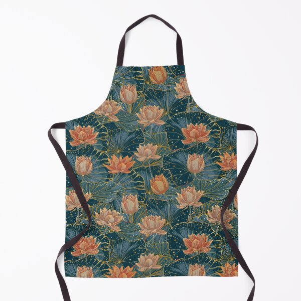 Item preview, Elegant Lotus in Bloom Pattern designed and sold by nouveaudecor.