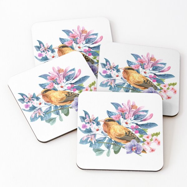 Item preview, Bird in the beautiful flower designed and sold by theredsharp.