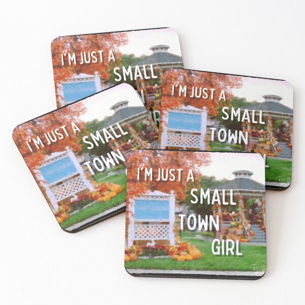 Item preview, I'm Just a Small Town Girl - Quotes designed and sold by Fenay Designs.