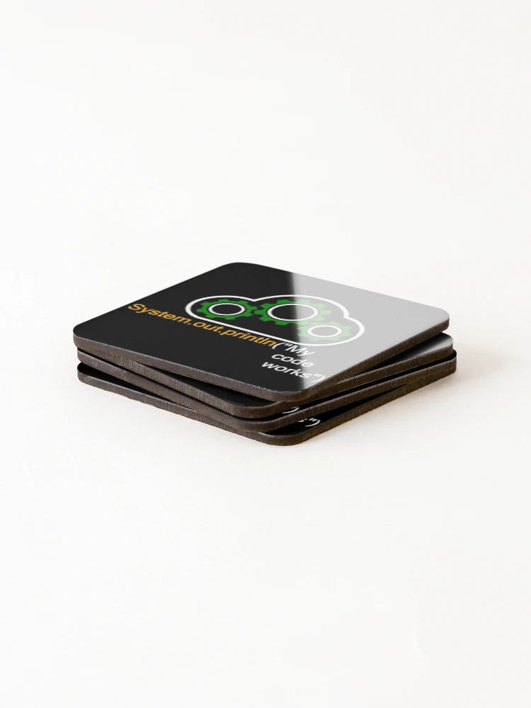 Thumbnail 4 of 5, Coasters (Set of 4), Software Engineer Java programming language Java Developer Oracle Technology Network Java jdk Java SE designed and sold by CoolArtByMboya.
