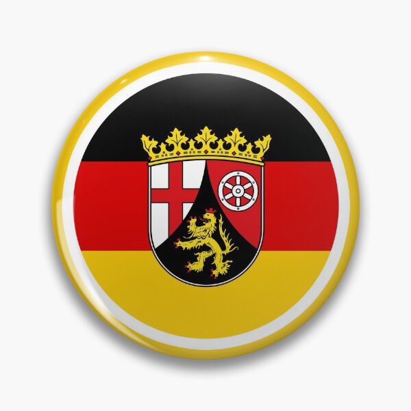 Item preview, RHINELAND-PALATINATE Flag Gifts, Masks, Stickers & Products (N) designed and sold by mpodger.