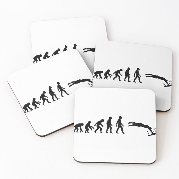 Item preview, Swimming Evolution of Swimmer Life in the Fast Lane Swimming Art Design Happy Apparel Essential Inspiration Joy Mood Funny designed and sold by DesignByHeartUK.