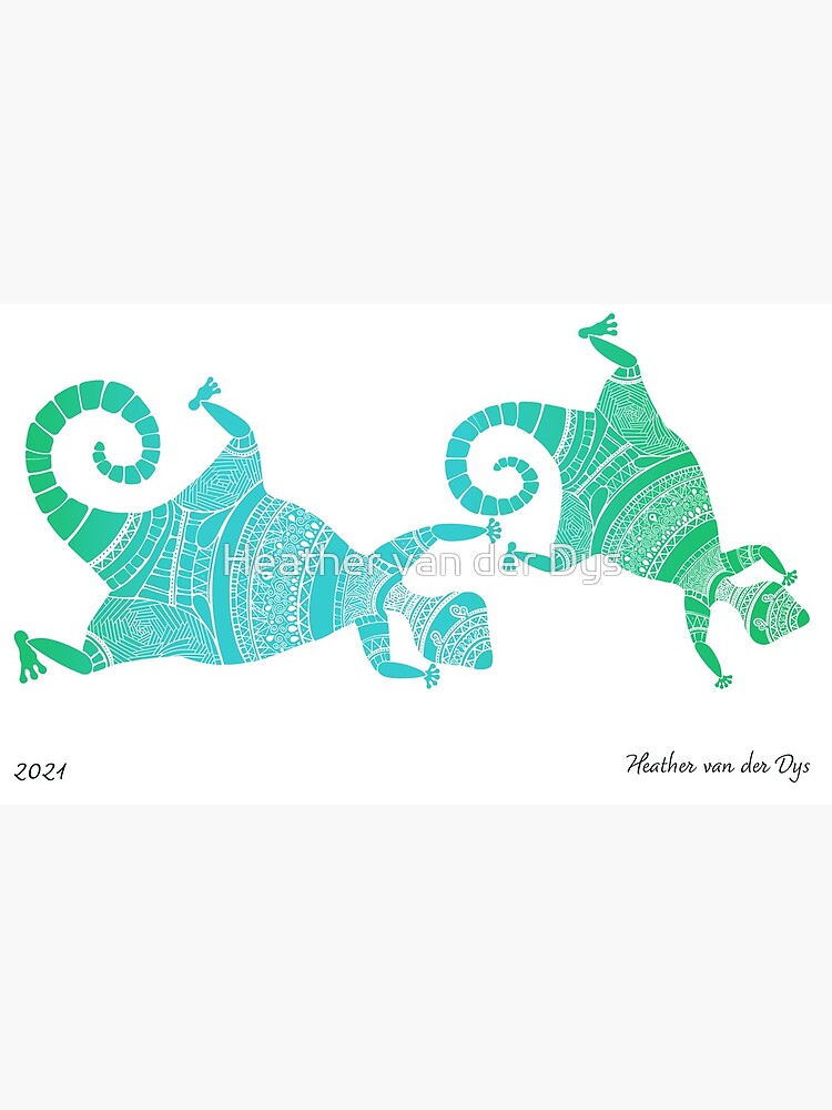 Teal Changing | Gradient Gecko by vanderdys