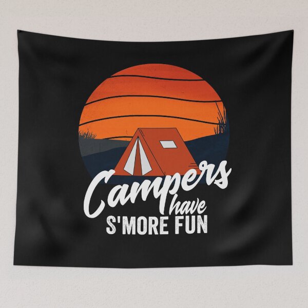 Item preview, Campers have s'more fun-summer. designed and sold by DesignedBySnip.