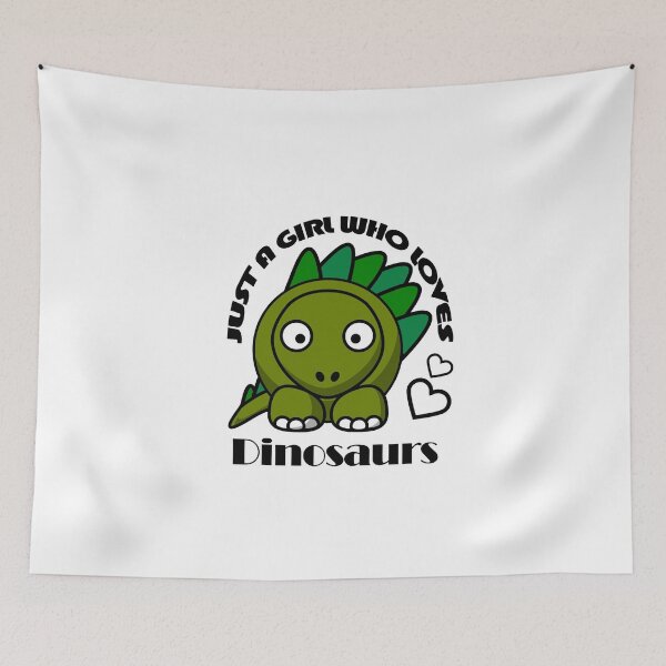 Item preview, Just a girl who loves dinosaurs designed and sold by yubamann.