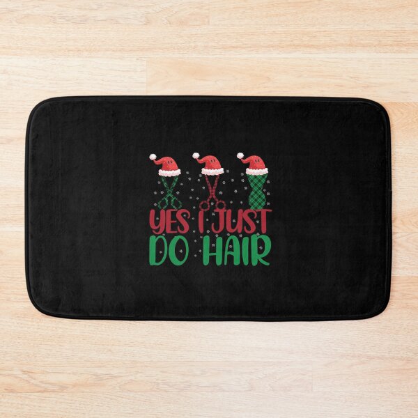 Item preview, Yes i just do hair Hair Cutting Scissors with Santa's Hat Funny Christmas Hairstylist designed and sold by patroart.