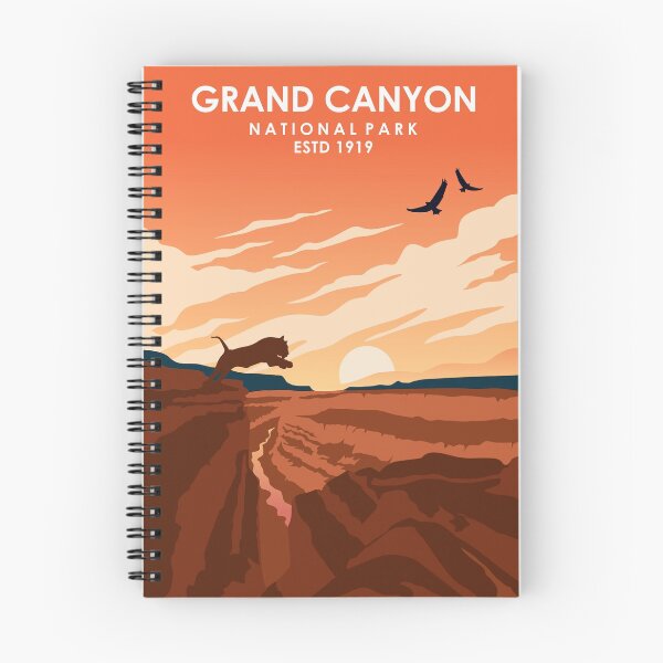 Item preview, Grand Canyon Vintage Minimal Retro National Park Travel Poster designed and sold by Stadify.