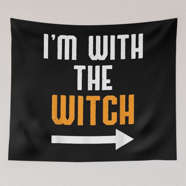 Item preview, Halloween Shirts For Men I'm With The Witch Funny Halloween . designed and sold by arielfrench240.