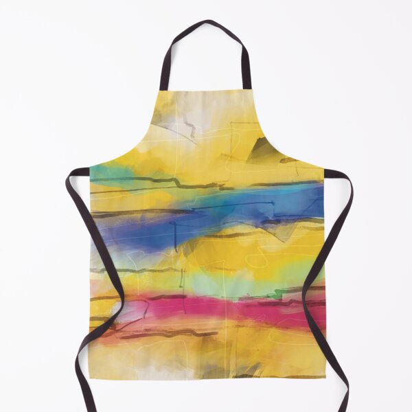 Item preview, Large Abstract Art, Layered Yellow designed and sold by LanrivArtStudio.